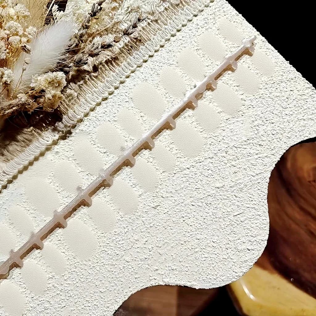 Rozā margrietiņu kaķa acs uzspiežamie nagi, īsa baleta forma