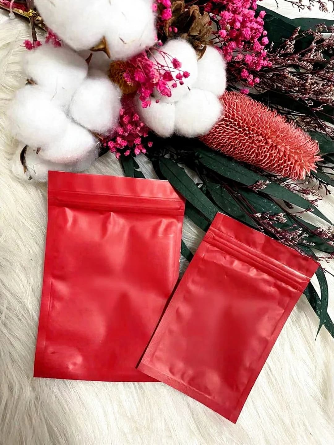 Matēti plastmasas ziplock maisiņi nagu instrumentiem un uzliekamiem nagiem