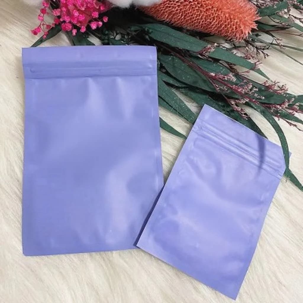Matēti plastmasas ziplock maisiņi nagu instrumentiem un uzliekamiem nagiem